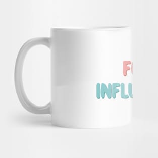 Food influencer pastel typography Mug